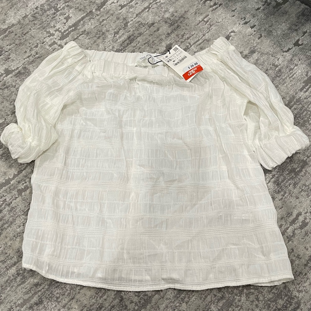 Zara Off The Shoulder Top